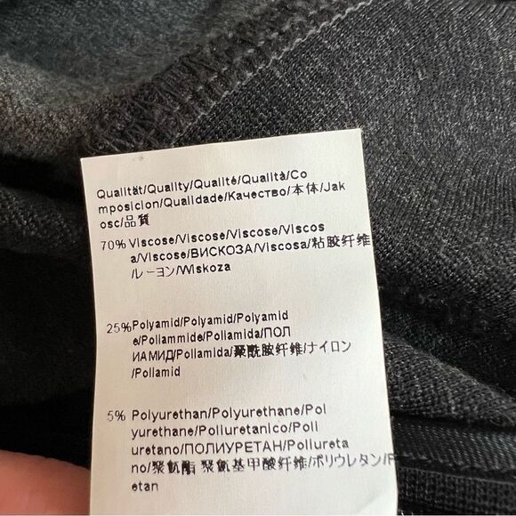 Boss Hugo Boss Charcoal & Black Colorblock 3/4 Sleeve Sheath Dress size S. - Picture 8 of 9